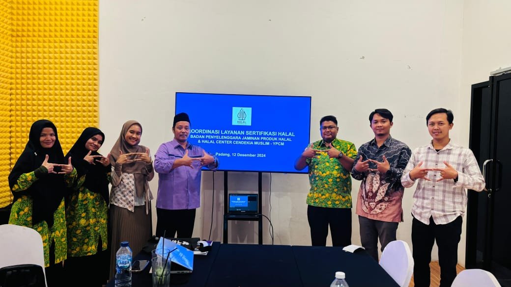 Koordinasi Layanan Sertifikasi Halal BPJPH dan Halal Center Cendekia Muslim