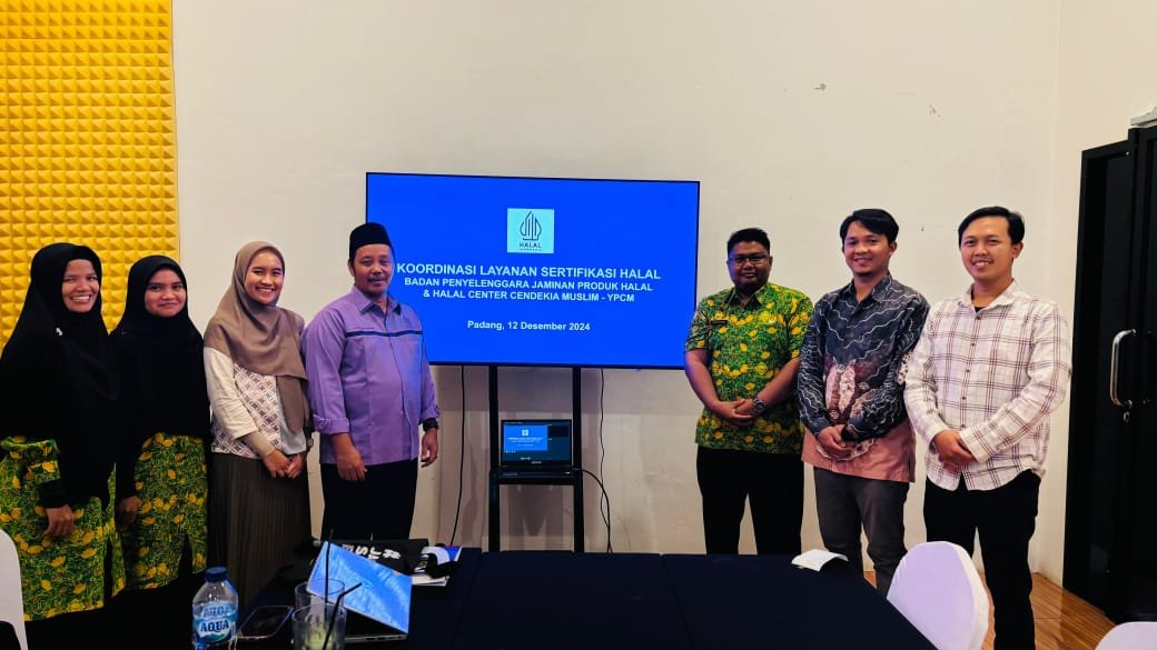 Koordinasi Layanan Sertifikasi Halal BPJPH dan Halal Center Cendekia Muslim