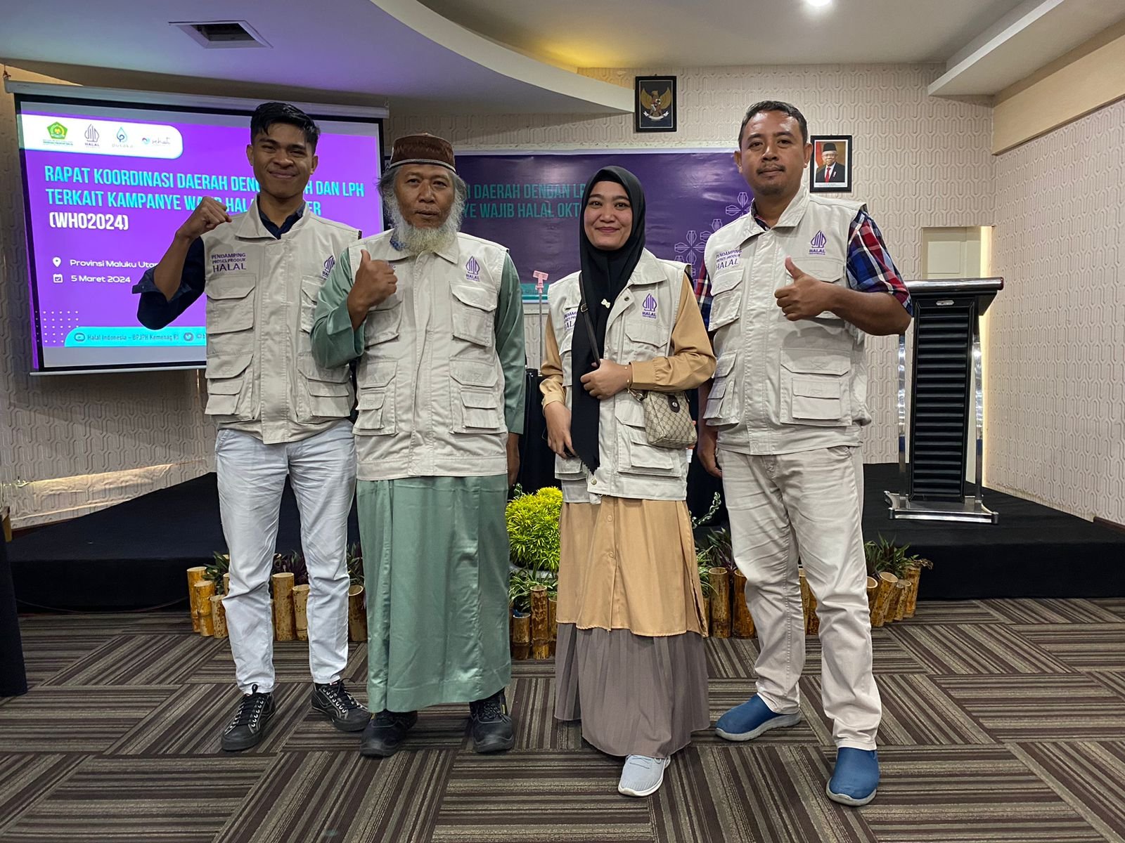 Halal Center Cendekia Muslim Mengikuti Rapat Koordinasi di Muara Hotel Ternate.
