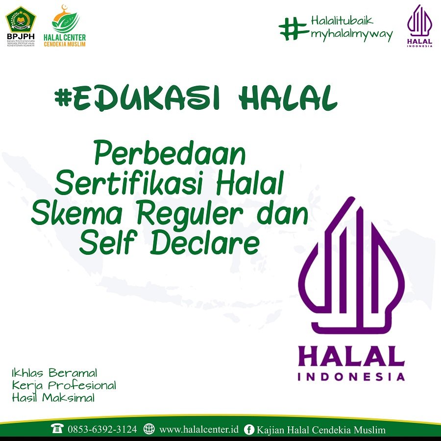 Perbedaan Sertifikasi Halal Skema Reguler dan Self Declare